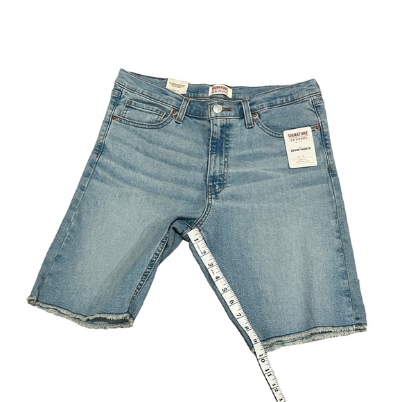Signature By Levi Strauss & Co. Boys Denim Cut Off Jean Short - Picture 7 of 12